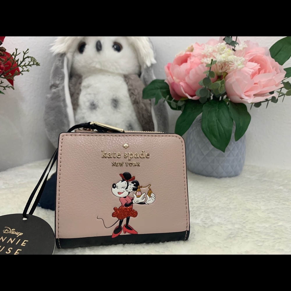 Kate Spade Minnie Mouse Bifold Disney Wallet